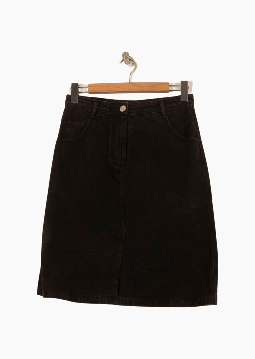 Jupe en Jean Noire - Taille XL/42 de la marque Léon & Harper | PARAD50152 - Vendu par Paradigme - Image 2