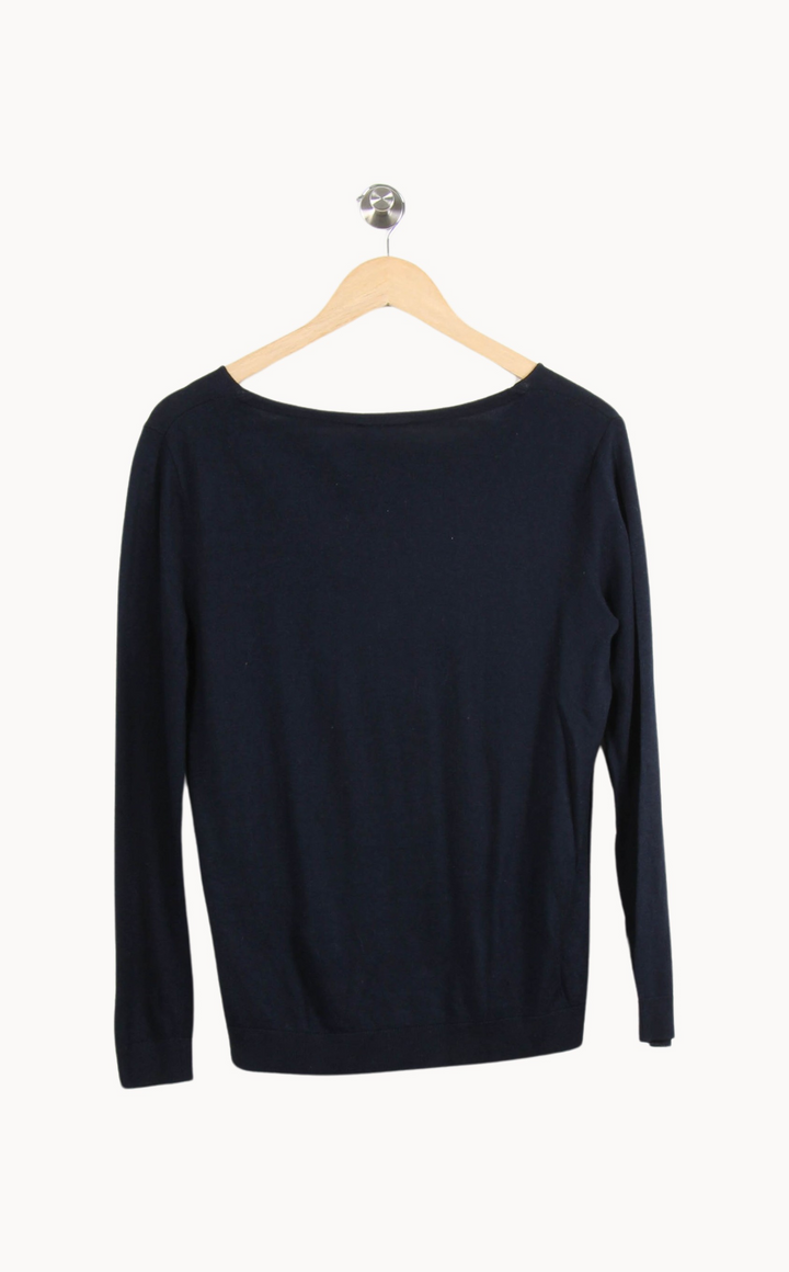 Pull Noir - Taille M/38 de la marque American Vintage | PARAD46015 - Vendu par Paradigme - Image 4
