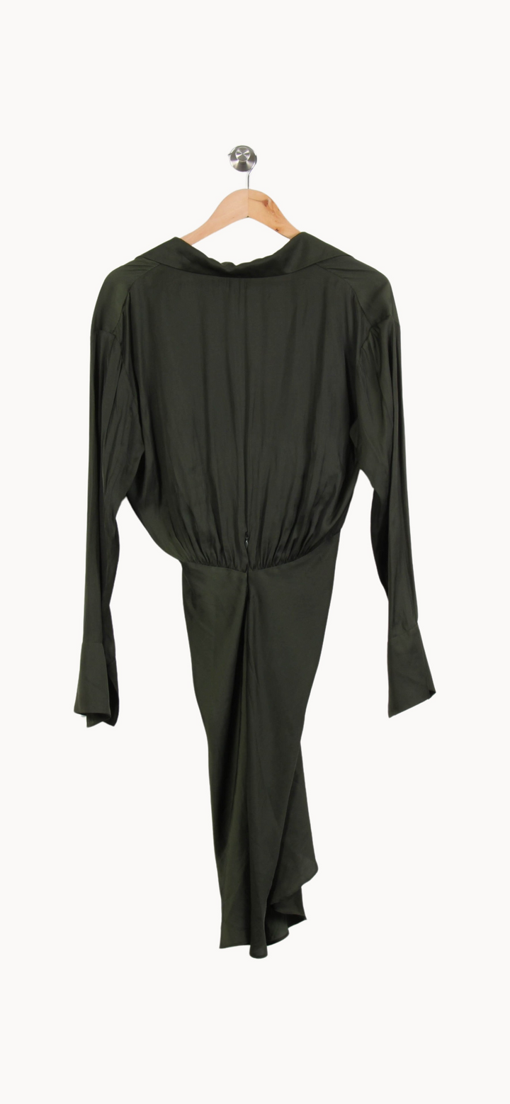 Robe Midi Verte - Taille M/38 de la marque Zadig&Voltaire | PARAD62695 - Vendu par Paradigme - Image 4