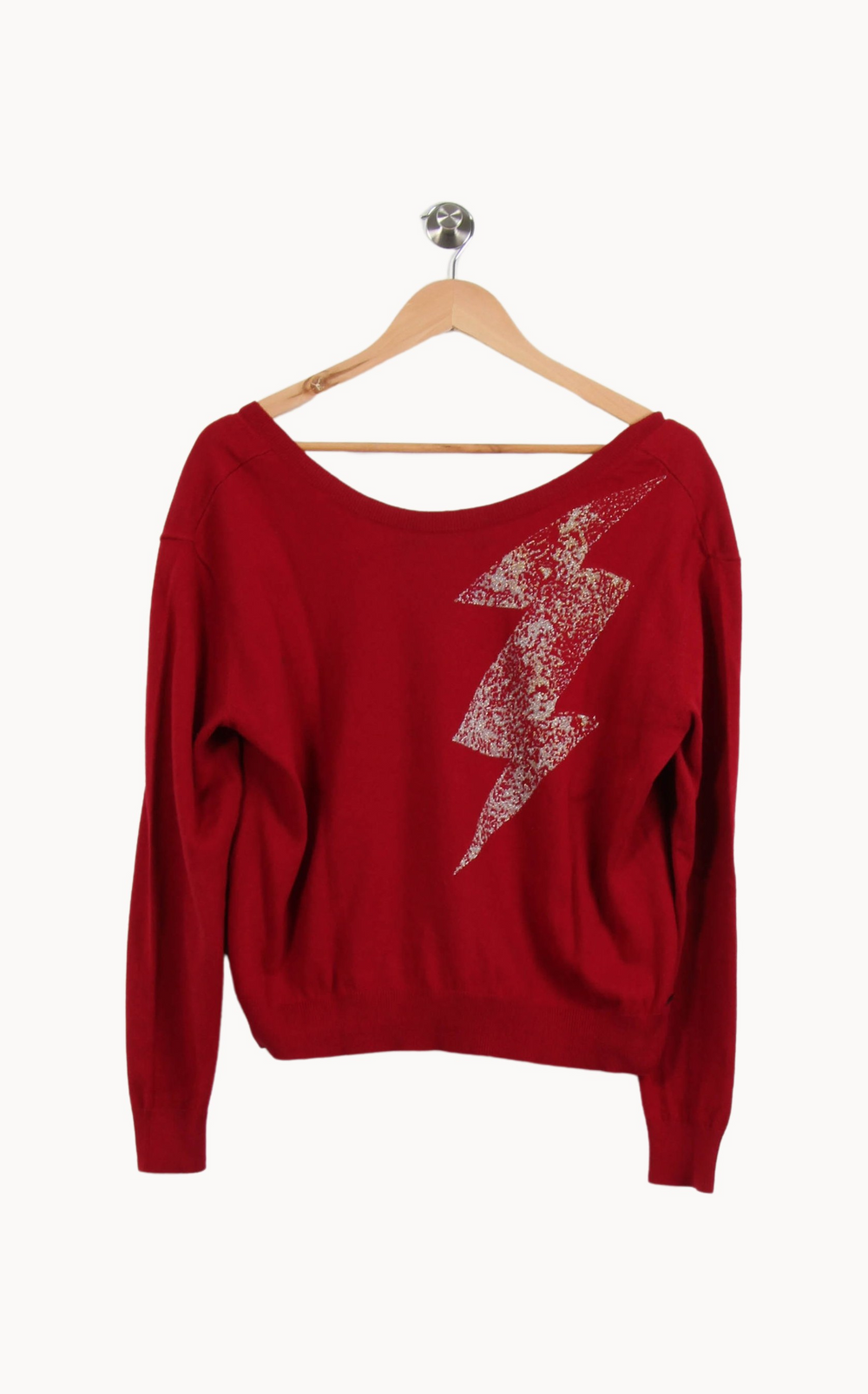 Pull Bordeaux - Taille L/40 de la marque IKKS | PARAD67162 - Vendu par Paradigme - Image 4