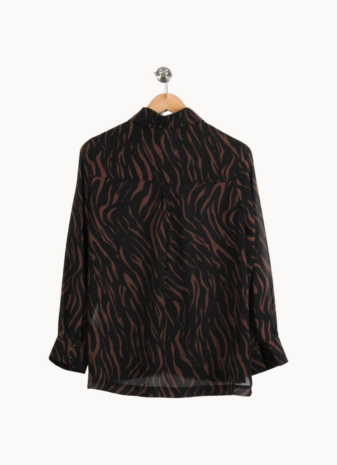 Chemise Noire et Marron - Taille S/36 de la marque Grace & Mila | PARAD64301 - Vendu par Paradigme - Image 4