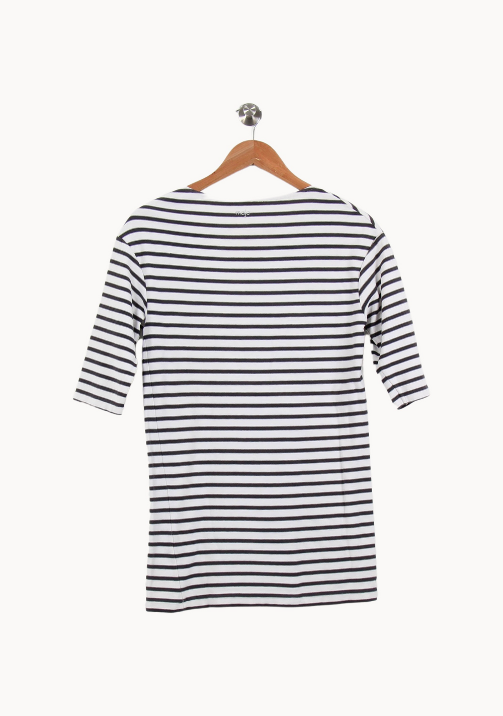Robe Courte Blanche et Marine - Taille S/36 de la marque Maje | PARAD66973 - Vendu par Paradigme - Image 4
