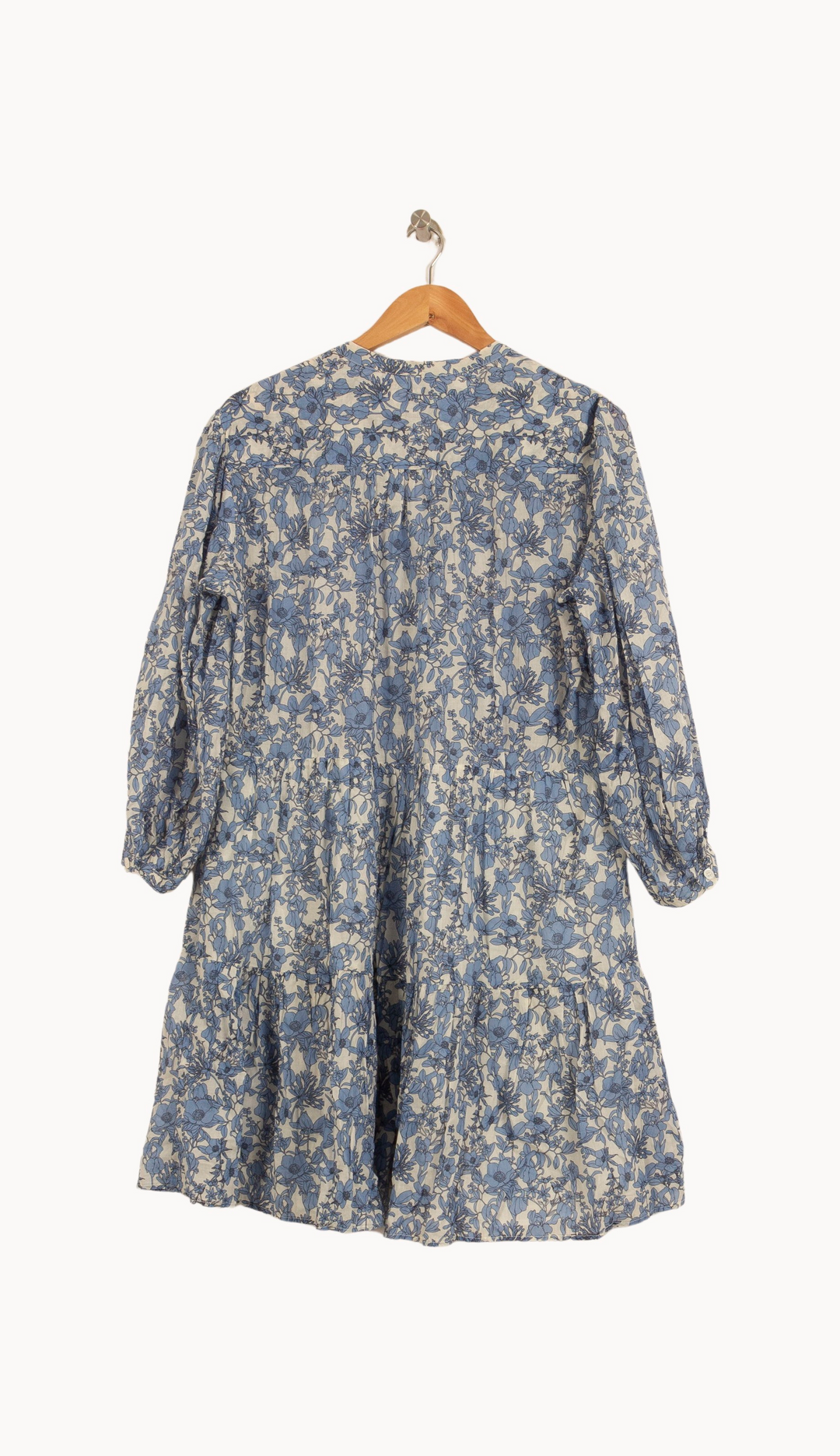 Robe Fleurie Bleue et Blanche - Taille XL/42 de la marque Gerard Darel | PARAD50000 - Vendu par Paradigme - Image 4