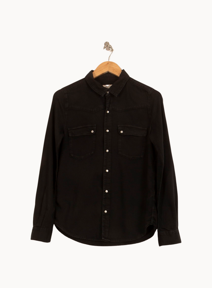 Chemise Noire - Taille XS/34 de la marque ba&sh | PARAD37941 - Vendu par Paradigme - Image 2