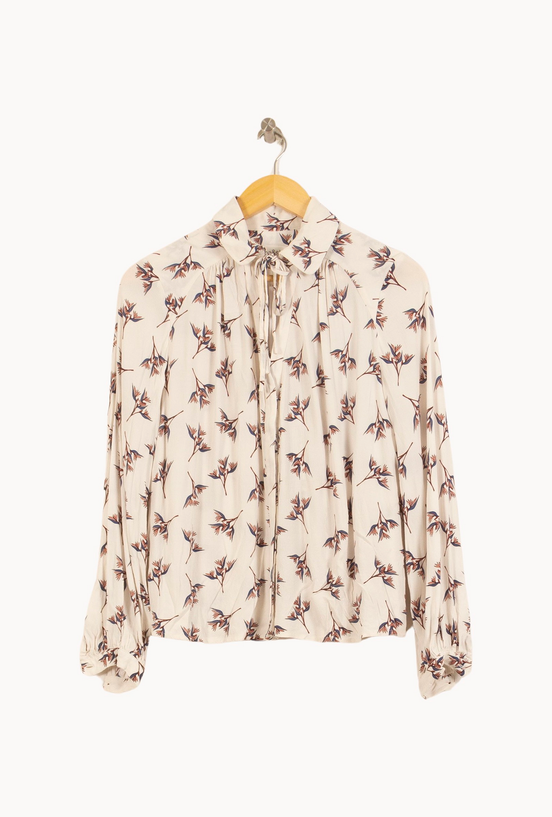 Blouse Blanche à Motifs - Taille XS/34 de la marque ba&sh | PARAD64125 - Vendu par Paradigme - Image 2