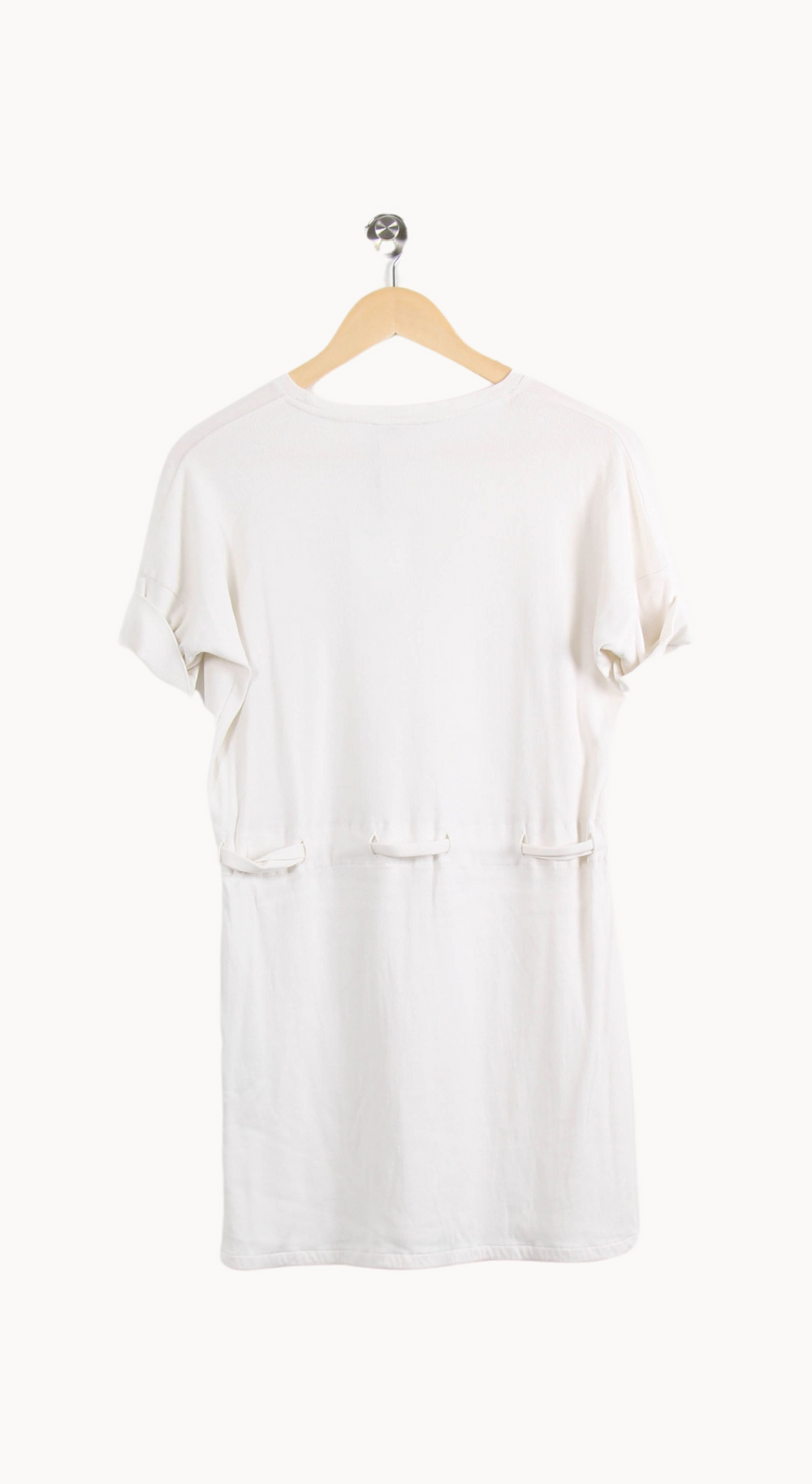 Robe T-shirt Blanche - Taille XS/34 de la marque Sessùn | PARAD45046 - Vendu par Paradigme - Image 4