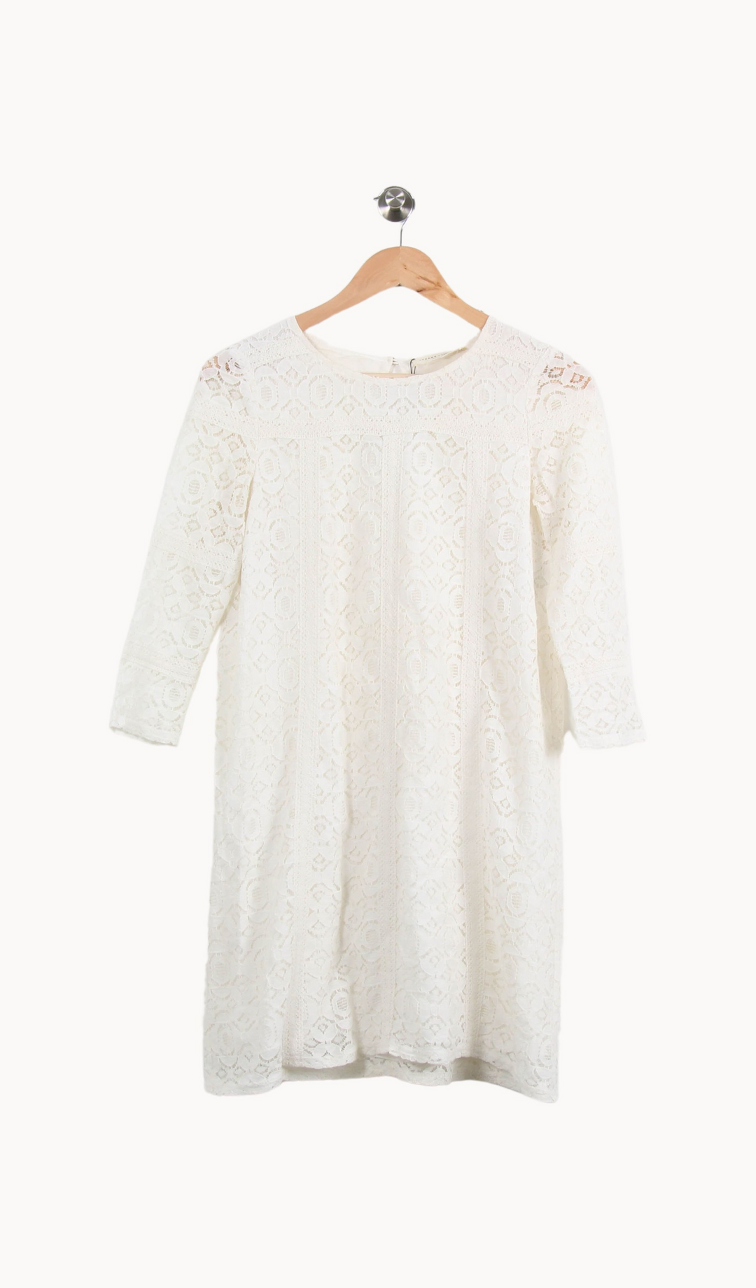 Robe blanche en dentelle - Taille S/36 de la marque Sézane | PARAD42549 - Vendu par Paradigme - Image 2