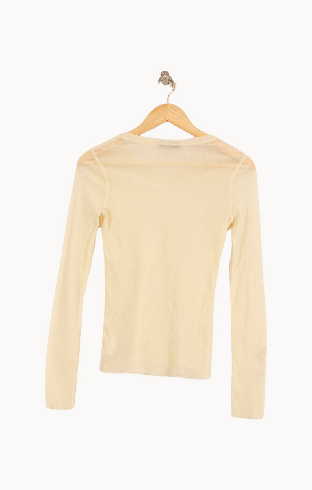 T-shirt Manches Longues Beige - Taille M/38 de la marque IKKS | PARAD12964 - Vendu par Paradigme - Image 4