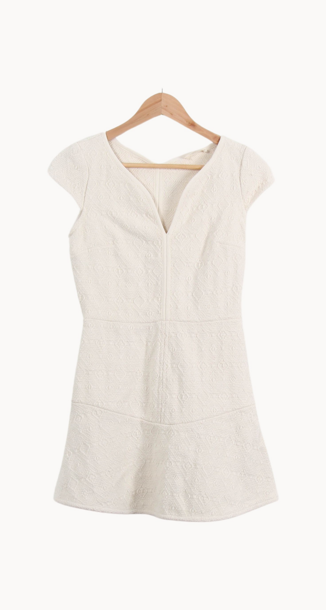 Robe Courte Blanche - Taille XS/34 de la marque ba&sh | PARAD45047 - Vendu par Paradigme - Image 2