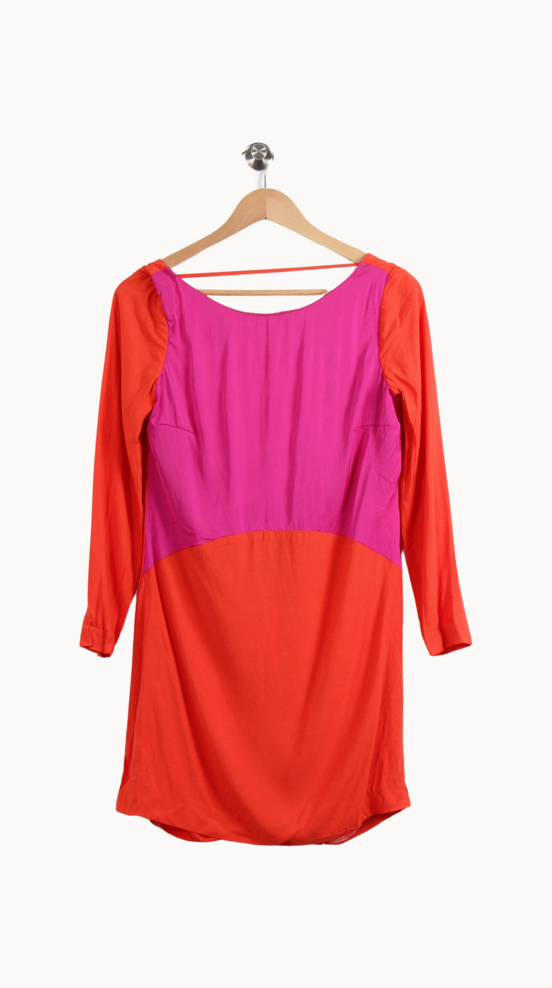 Robe Midi Rouge et Rose - Taille M/38 de la marque Maje | PARAD65152 - Vendu par Paradigme - Image 2