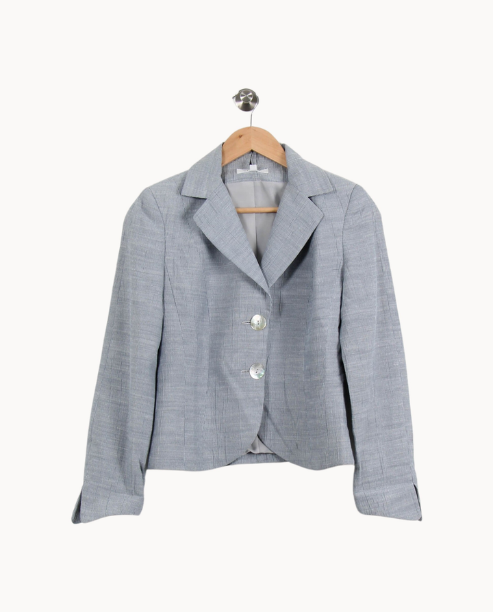 Veste De Tailleur Grise - Taille S/36 de la marque Maison 123 | PARAD69192 - Vendu par Paradigme - Image 2