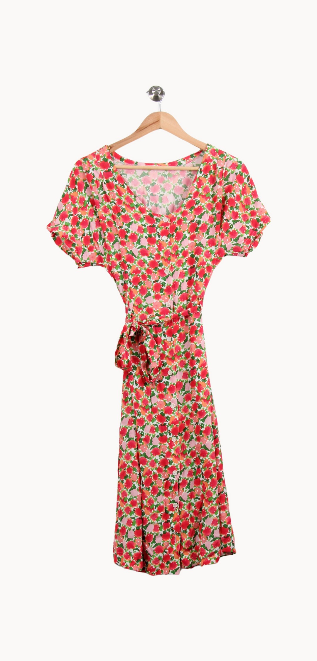 Robe Longue Rouge et Verte - Taille L/40 de la marque A.P.C. | PARAD39672 - Vendu par Paradigme - Image 2
