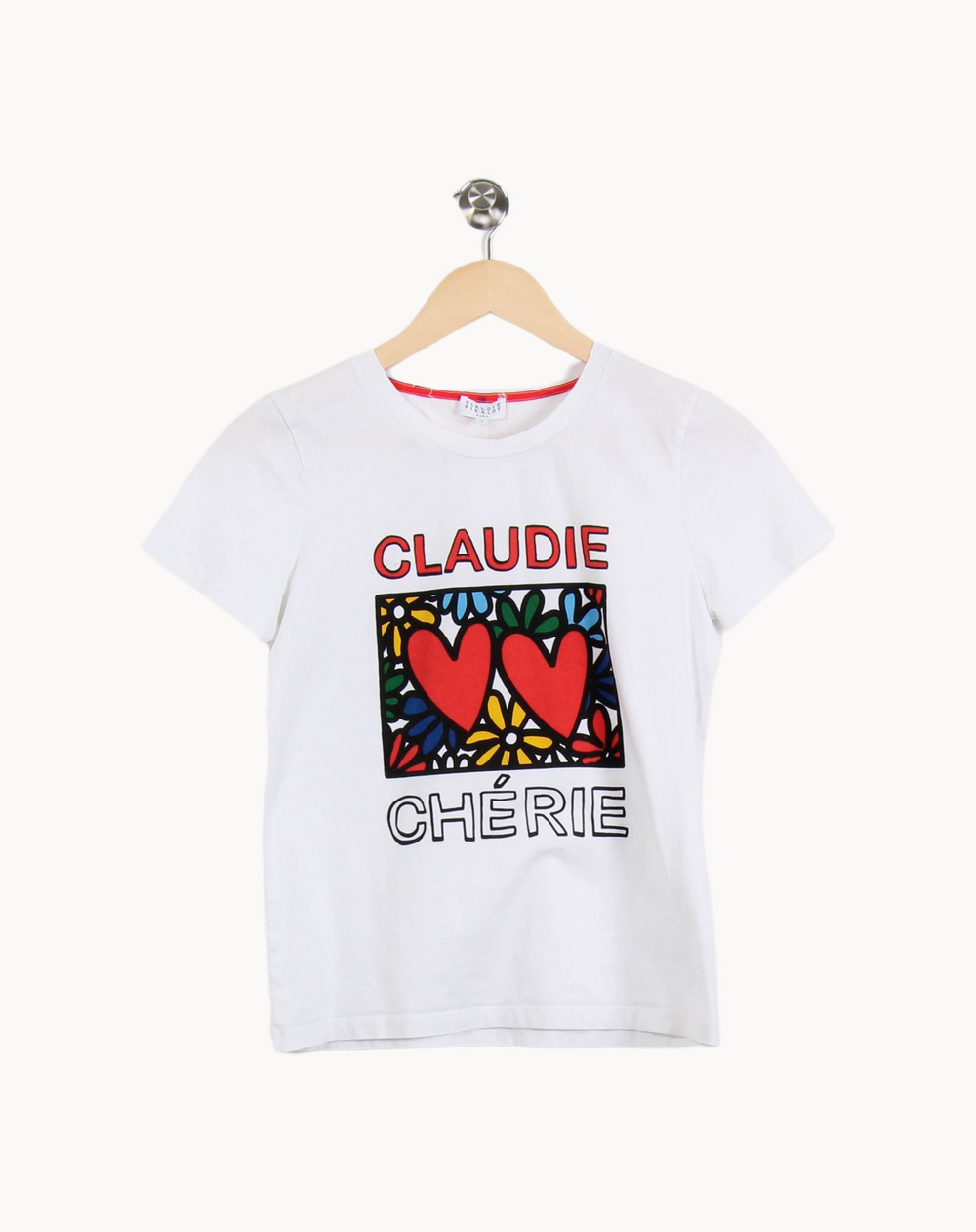Tee-shirt Blanc - Taille S/36 de la marque Claudie Pierlot | PARAD55366 - Vendu par Paradigme - Image 2