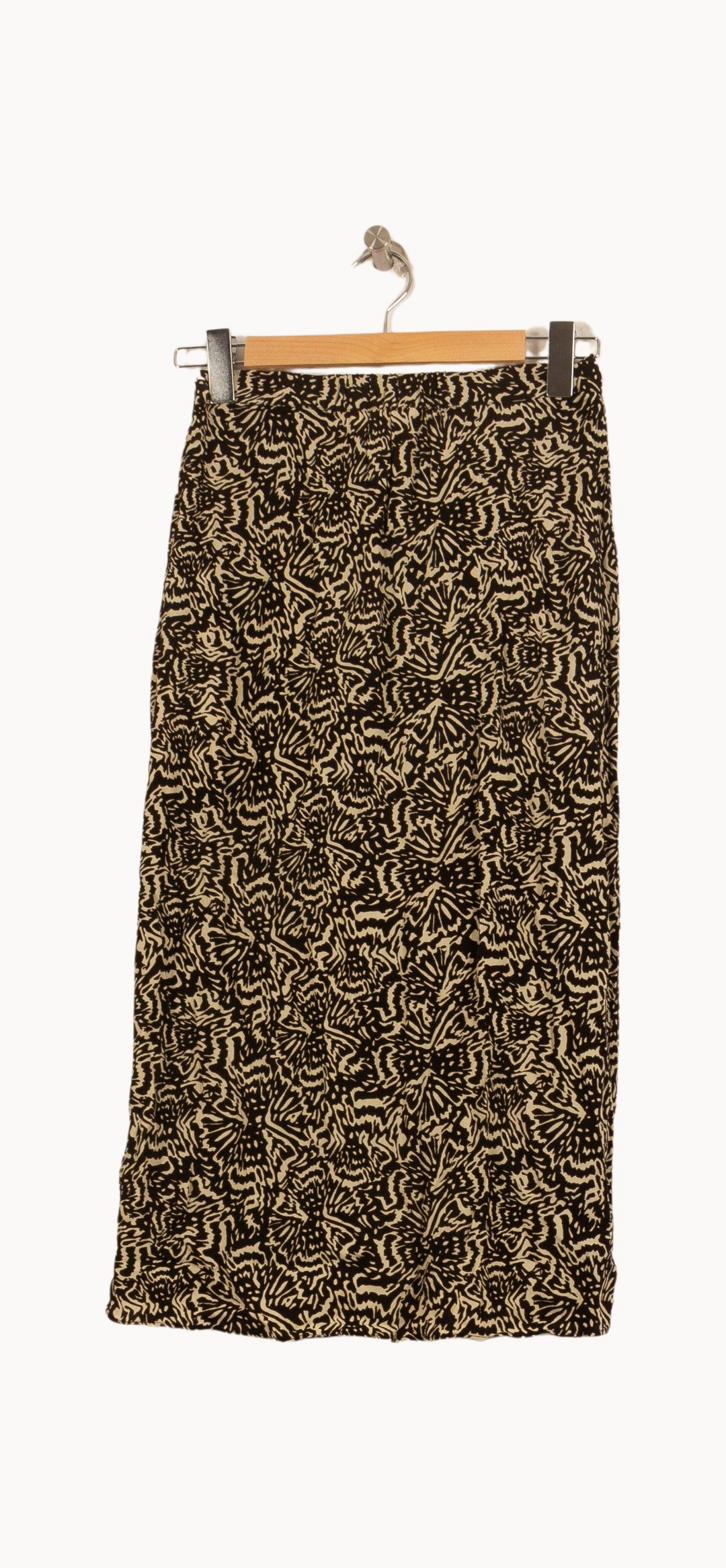 Jupe Longue Noire et Beige - Taille S/36 de la marque ba&sh | PARAD53940 - Vendu par Paradigme - Image 4
