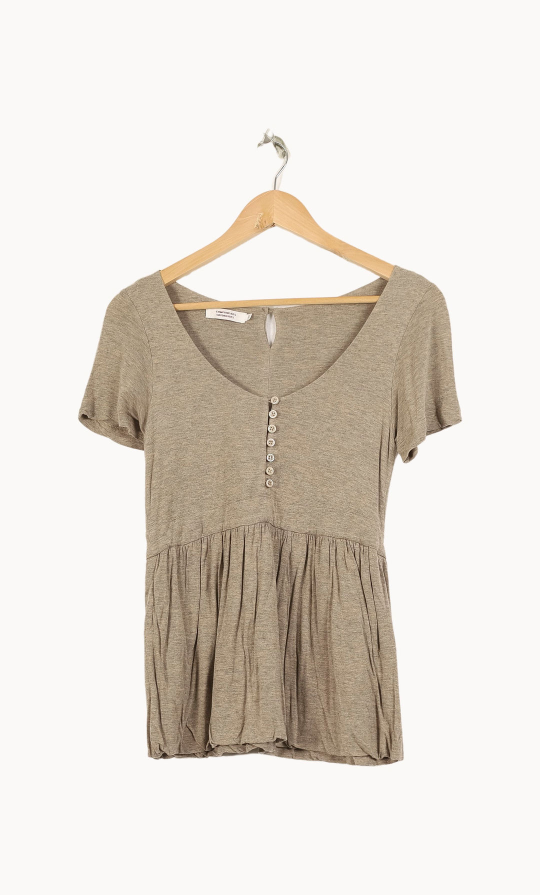 Blouse Beige - Taille L/40 de la marque Comptoir des Cotonniers | PARAD69332 - Vendu par Paradigme - Image 2