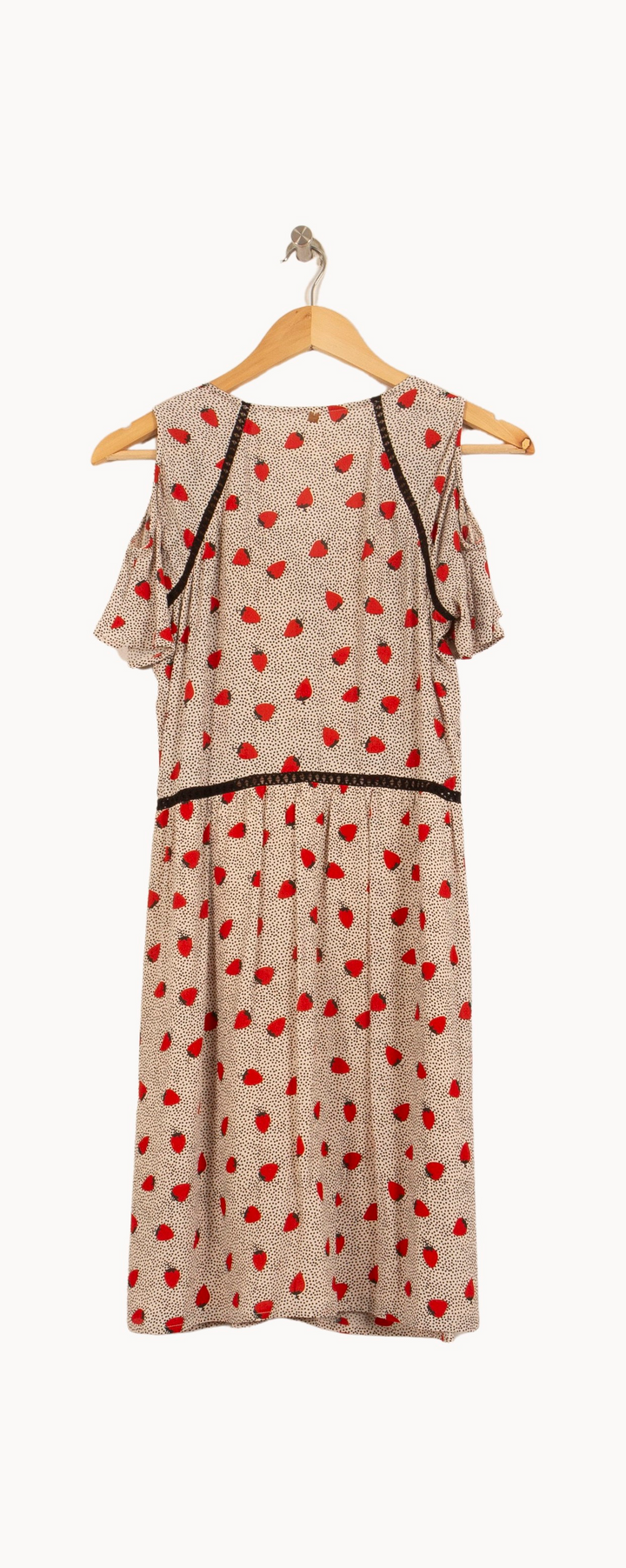 Robe Midi Blanche et Rouge - Taille S/36 de la marque I.Code | PARAD64153 - Vendu par Paradigme - Image 4