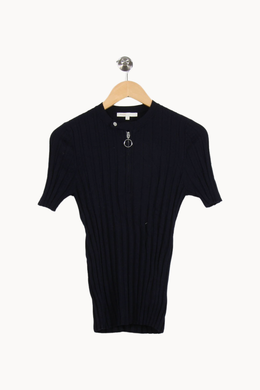 Pull Bleu - Taille L/40 de la marque Maje | PARAD51856 - Vendu par Paradigme - Image 2