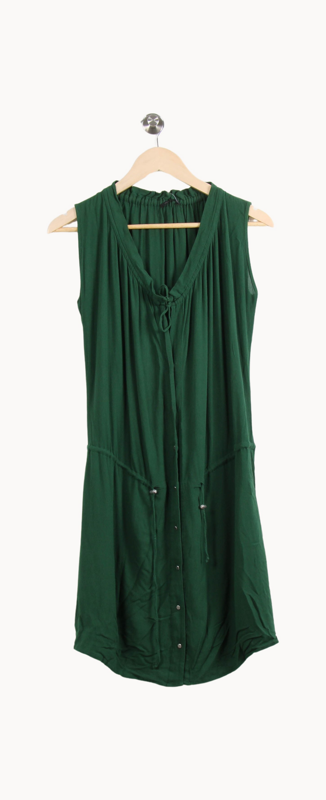 Robe Sans Manches Verte - Taille S/36 de la marque IKKS | PARAD53522 - Vendu par Paradigme - Image 2