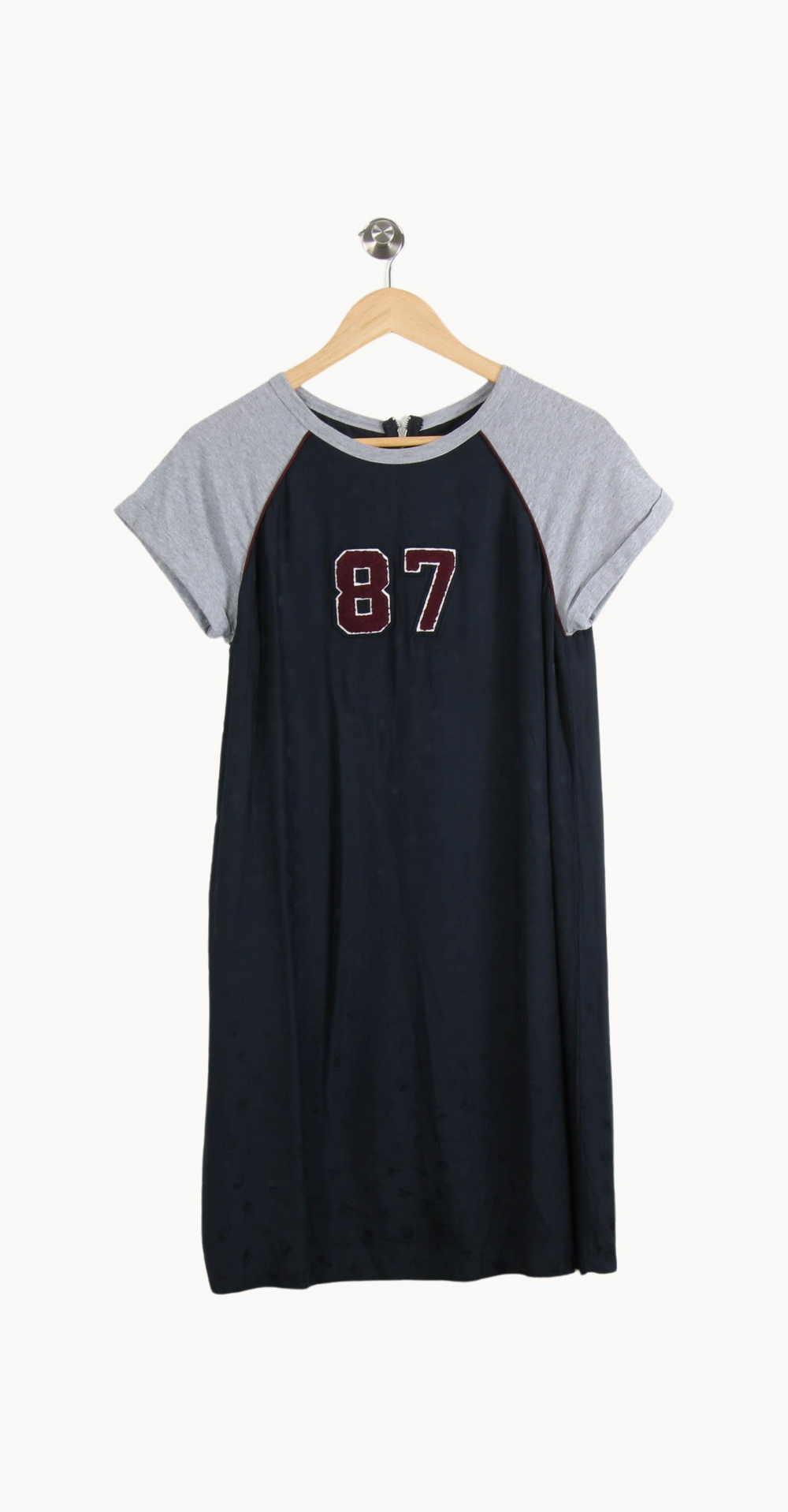 Robe T-shirt Noire et Grise - Taille S/36 de la marque IKKS | PARAD66619 - Vendu par Paradigme - Image 2