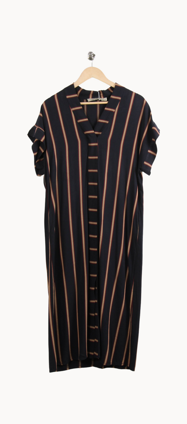 Robe Bleu et Beige - Taille L/40 de la marque La Fée Maraboutée | PARAD65088 - Vendu par Paradigme - Image 2