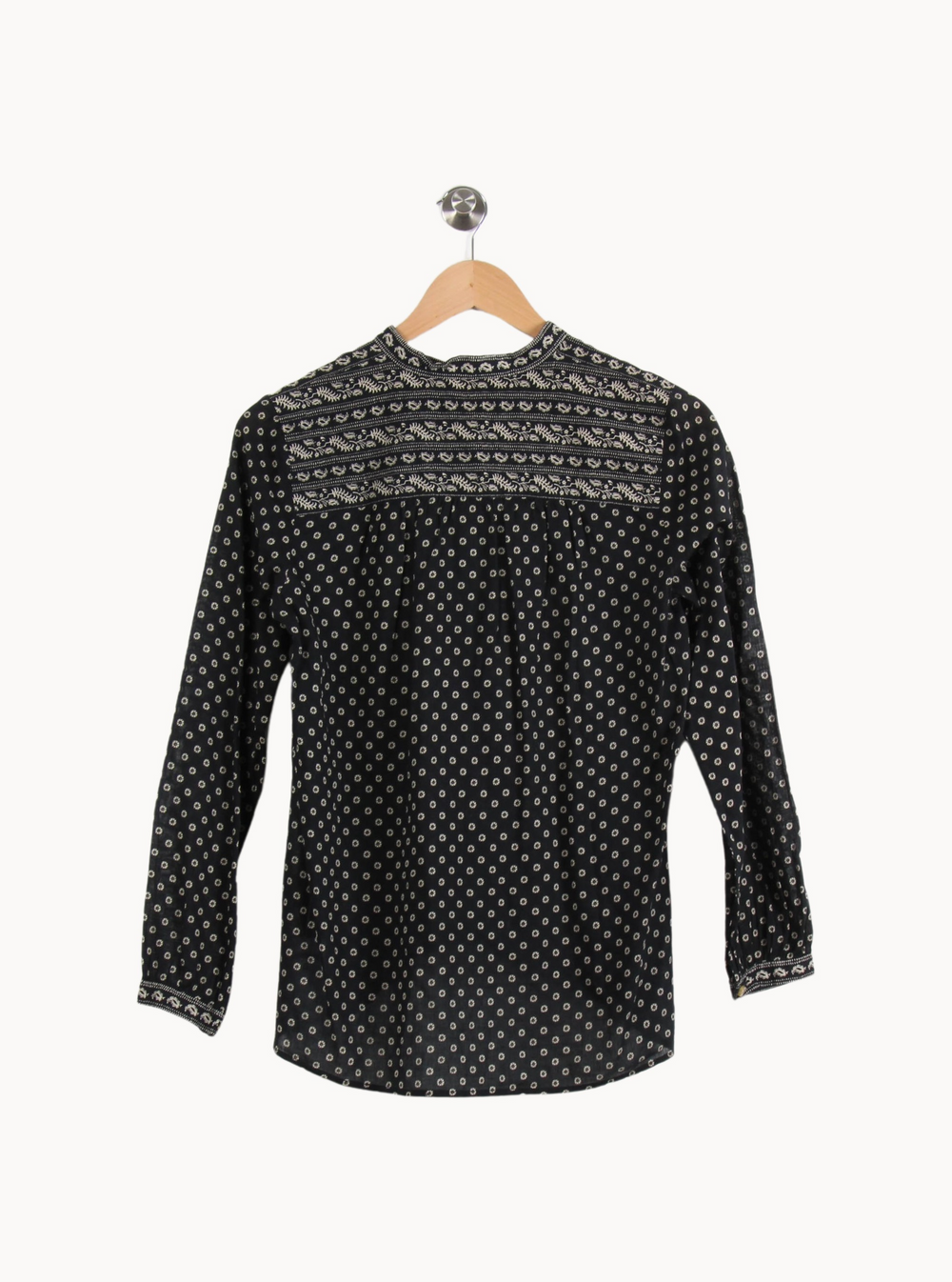 Blouse Noire et Blanche - Taille S/36 de la marque Isabel Marant étoile | PARAD65249 - Vendu par Paradigme - Image 4