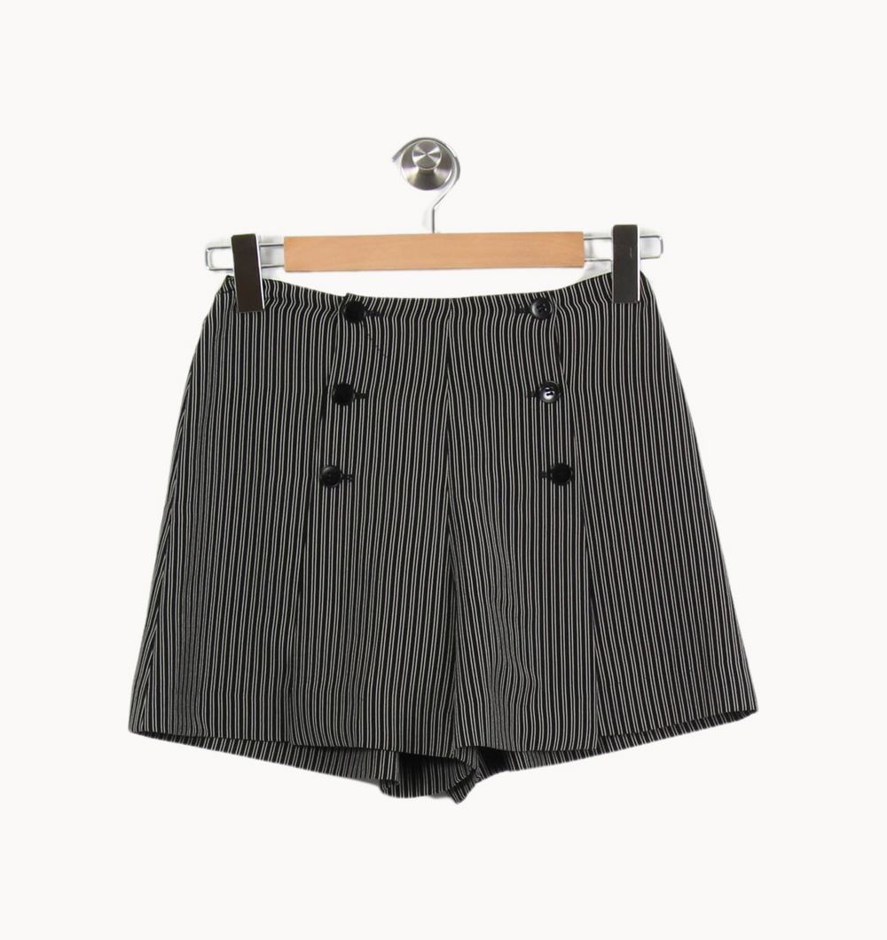 Short Noir et Blanc - Taille S/36 de la marque Agnès b. | PARAD67862 - Vendu par Paradigme - Image 2