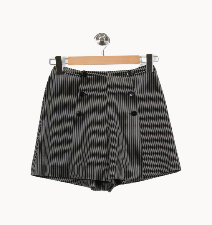 Short Noir et Blanc - Taille S/36 de la marque Agnès b. | PARAD67862 - Vendu par Paradigme - Image 2