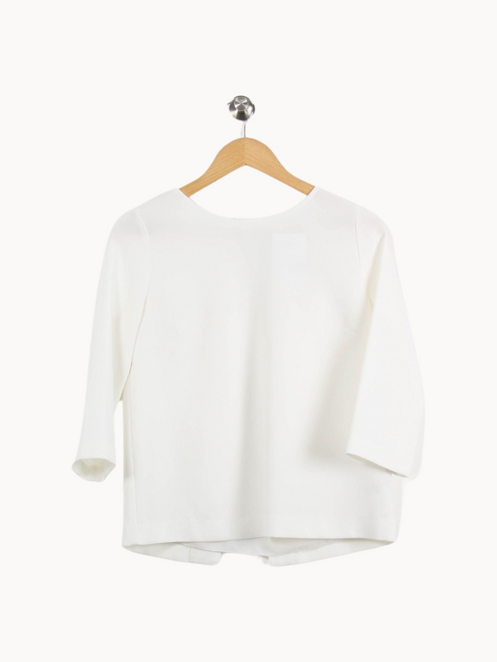 Blouse Blanche - Taille XS/34 de la marque Suncoo | PARAD61259 - Vendu par Paradigme - Image 2