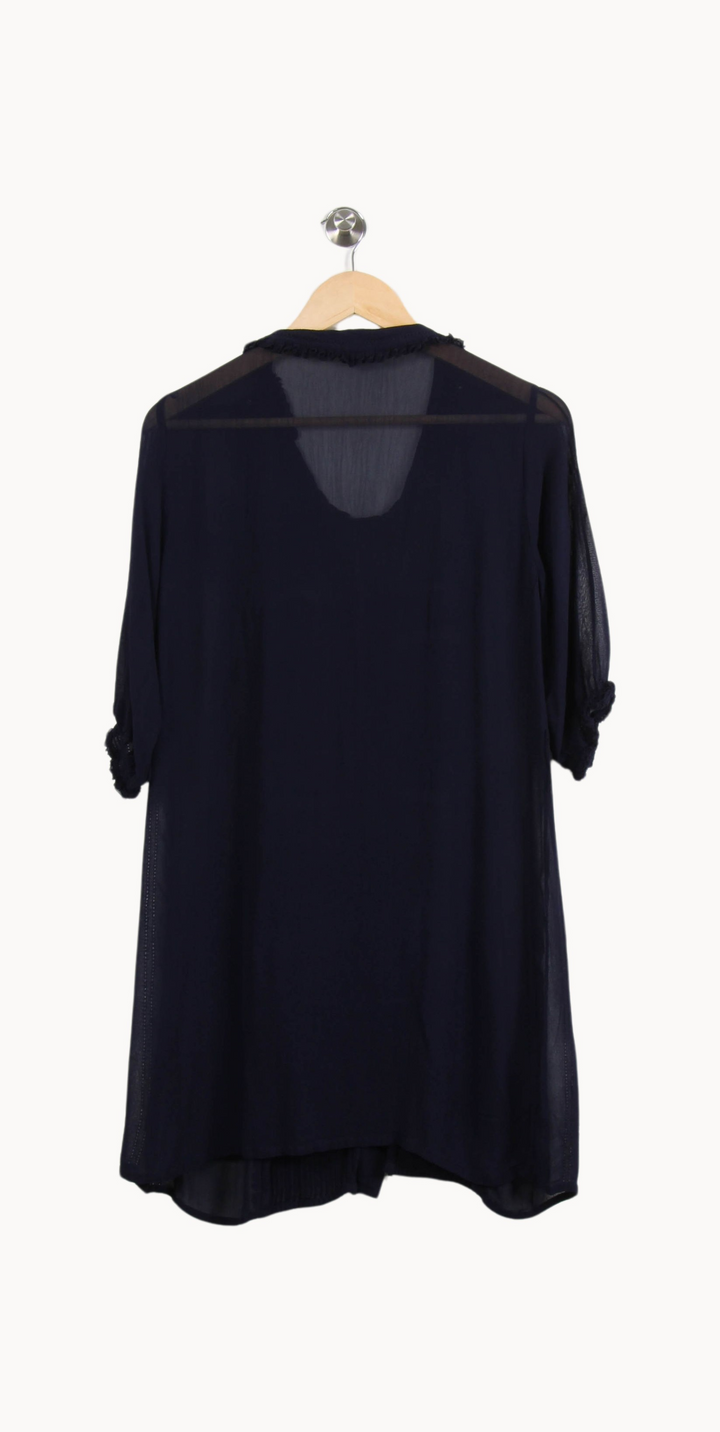 Robe Courte Bleue - Taille M/38 de la marque Sessùn | PARAD50667 - Vendu par Paradigme - Image 4