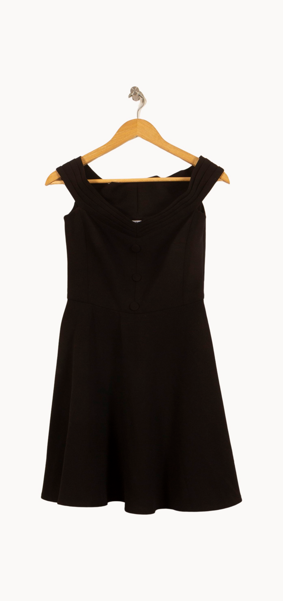 Robe Patineuse Noire - Taille S/36 de la marque Claudie Pierlot | PARAD51453 - Vendu par Paradigme - Image 2
