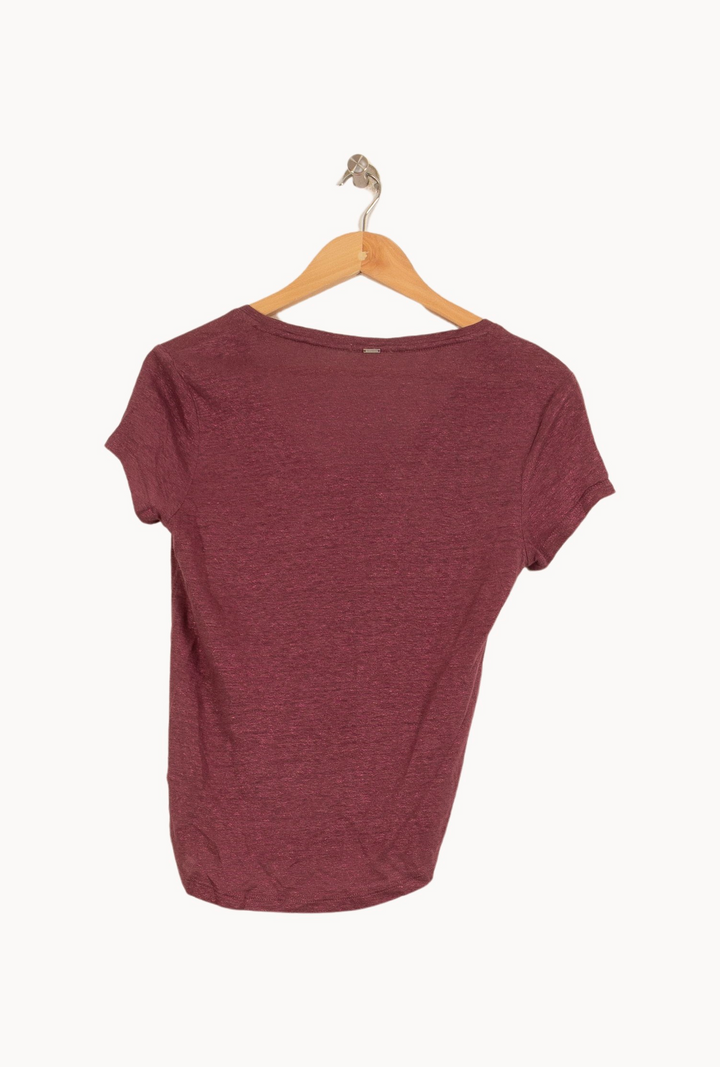 Tee-shirt Violet - Taille XS/34 de la marque IKKS | PARAD50010 - Vendu par Paradigme - Image 4