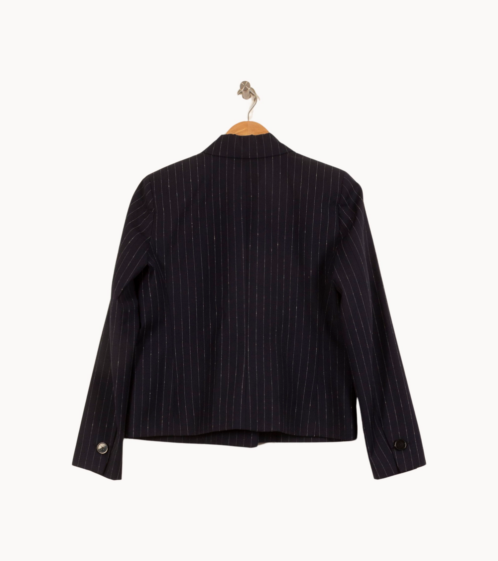 Blazer Bleu - Taille L/40 de la marque Claudie Pierlot | PARAD45926 - Vendu par Paradigme - Image 4