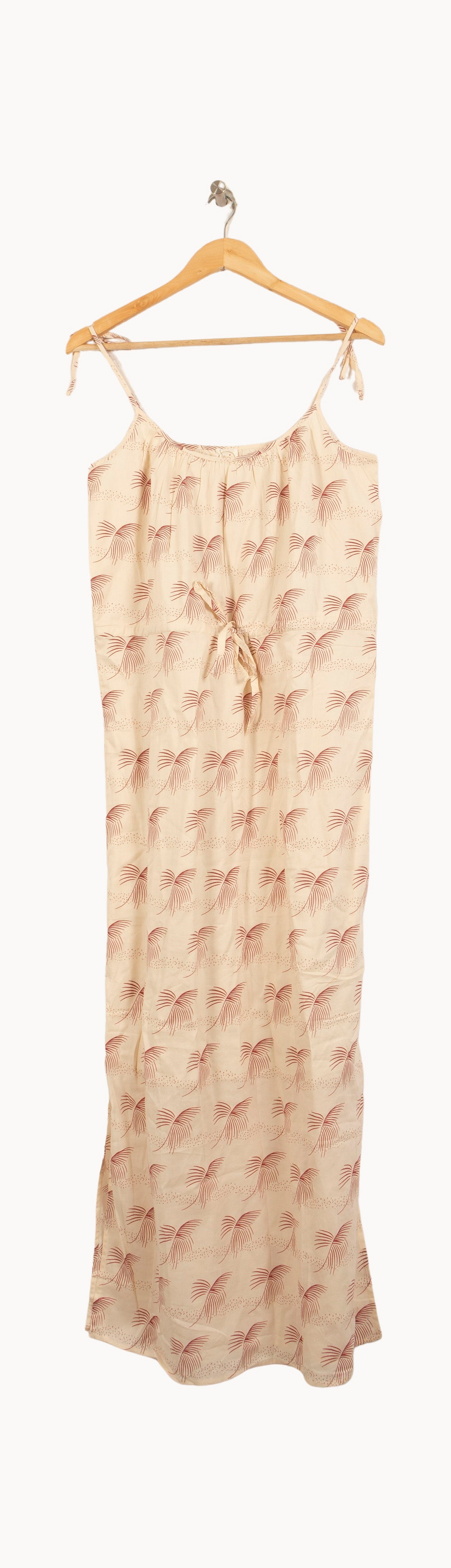 Robe Longue Beige et Rouge - Taille M/38 de la marque Des petits hauts | PARAD64187 - Vendu par Paradigme - Image 2