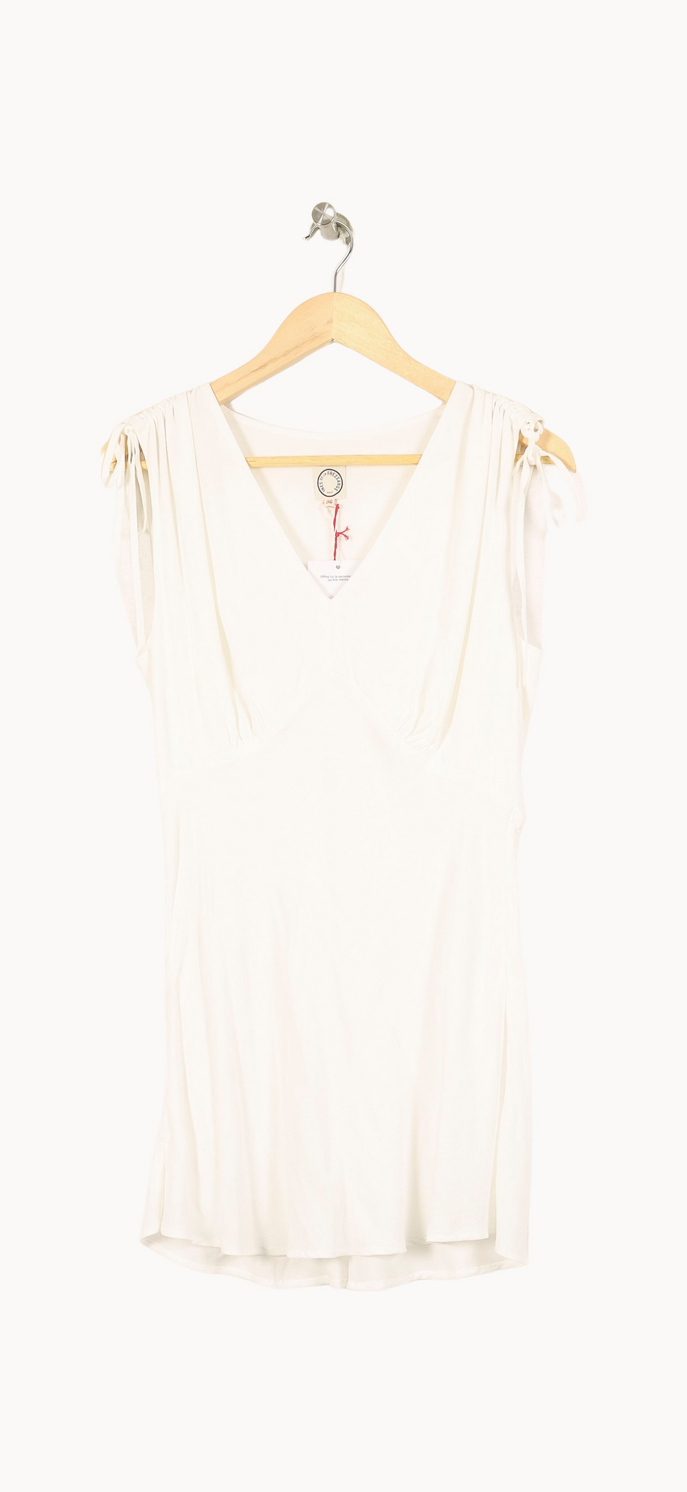 Robe Blanche - Taille S/36 de la marque Ines de la Fressange Paris | PARAD67855 - Vendu par Paradigme - Image 2