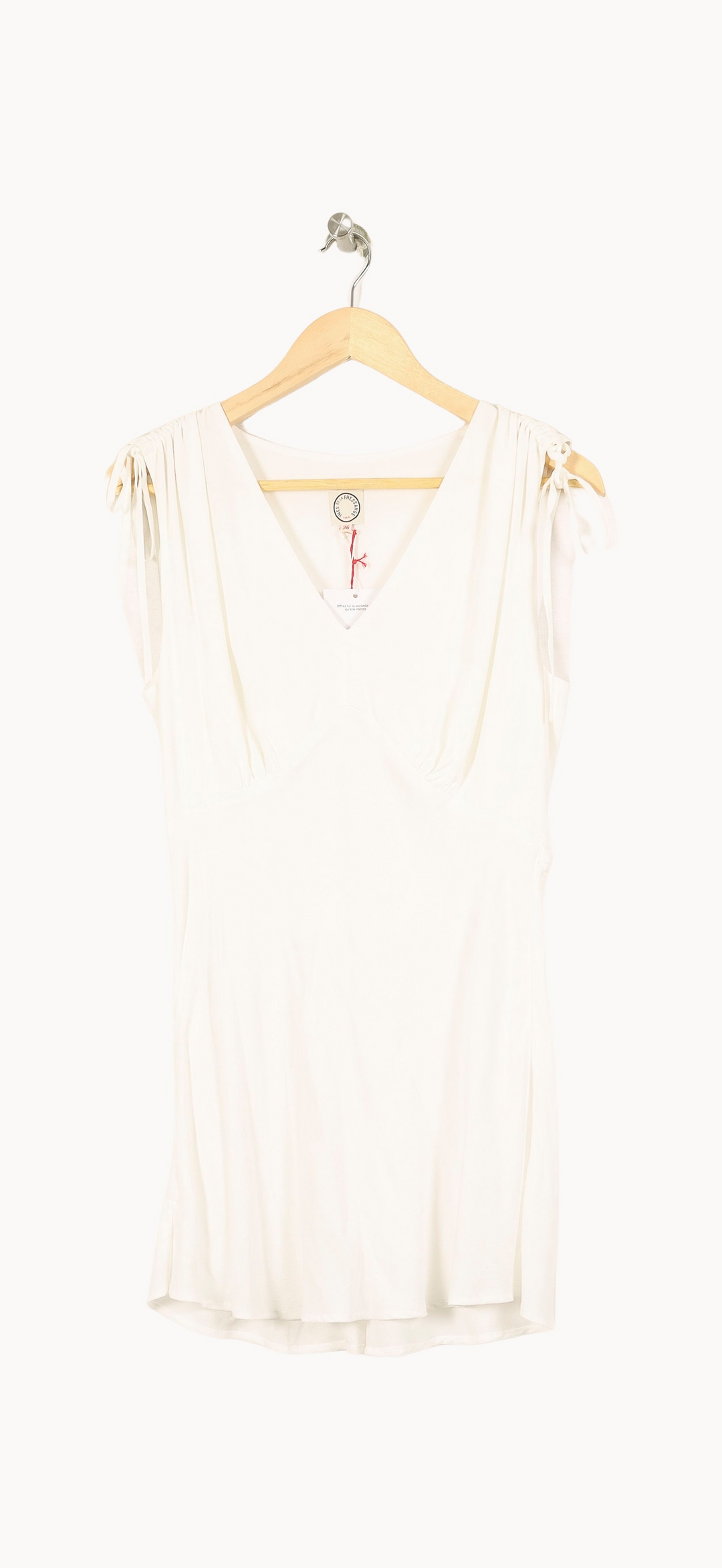 Robe Blanche - Taille S/36 de la marque Ines de la Fressange Paris | PARAD67855 - Vendu par Paradigme - Image 2
