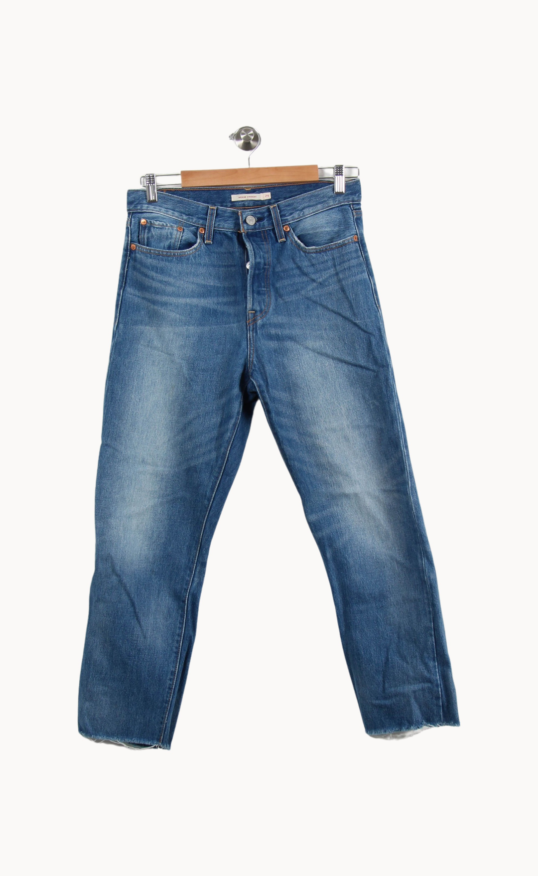 Jean Droit Bleu - Taille M/38 de la marque Levi's | PARAD50953 - Vendu par Paradigme - Image 2