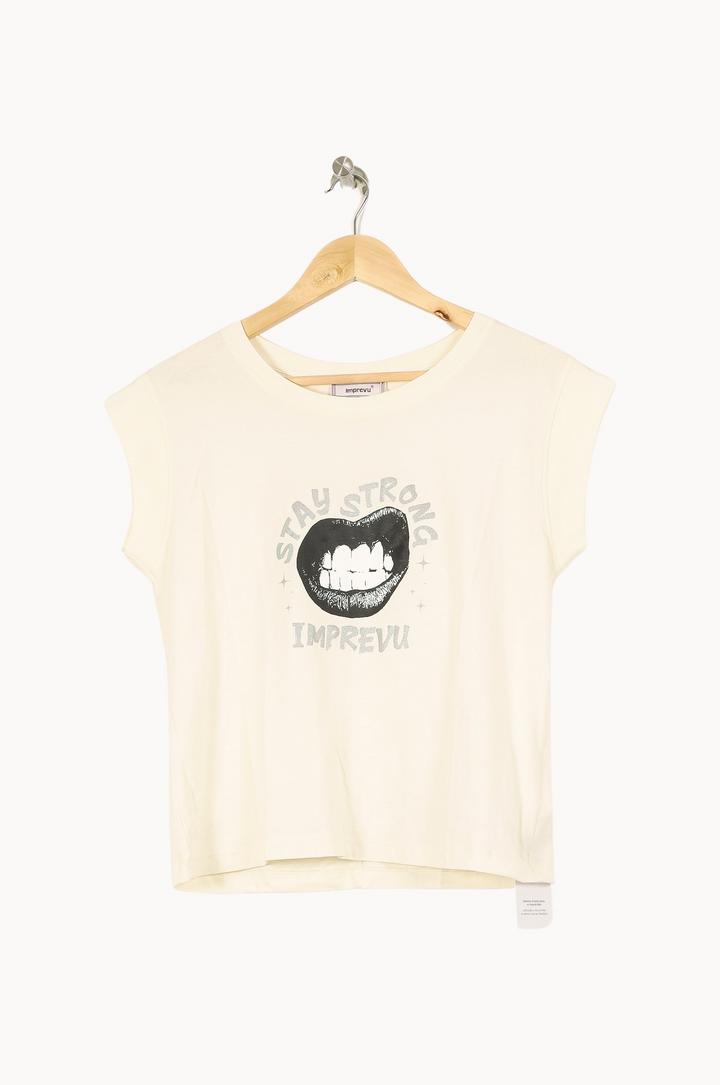 Tee-shirt Blanc - Taille XS/34 de la marque Imprevu | PARAD67666 - Vendu par Paradigme - Image 2