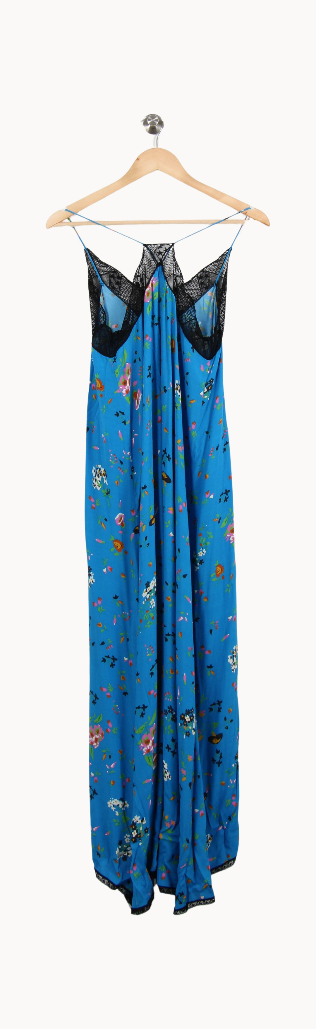 Robe Longue Bleue - Taille S/36 de la marque Zadig&Voltaire | PARAD50407 - Vendu par Paradigme - Image 2
