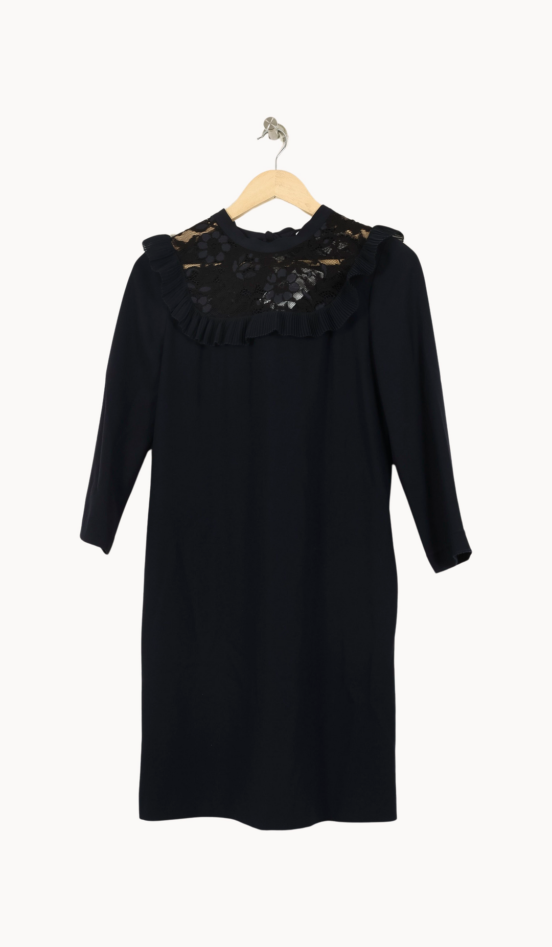 Robe en Dentelle Noire - Taille M/38 de la marque Claudie Pierlot | PARAD49125 - Vendu par Paradigme - Image 2
