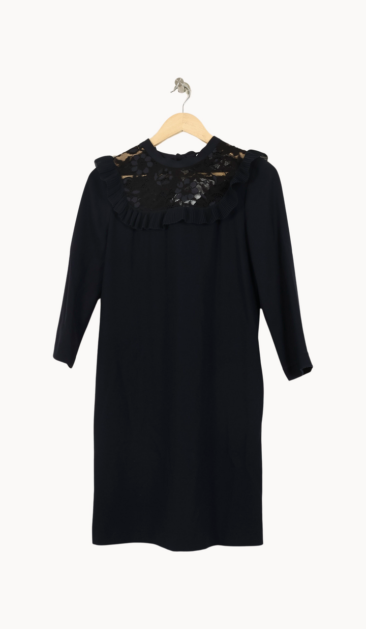 Robe en Dentelle Noire - Taille M/38 de la marque Claudie Pierlot | PARAD49125 - Vendu par Paradigme - Image 2
