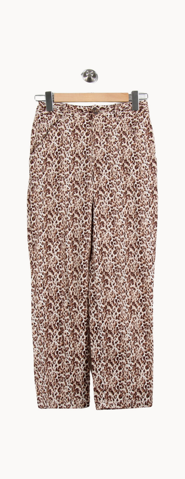 Pantalon Léopard Marron et Blanc - Taille S/36 de la marque ZAPA | PARAD53502 - Vendu par Paradigme - Image 2