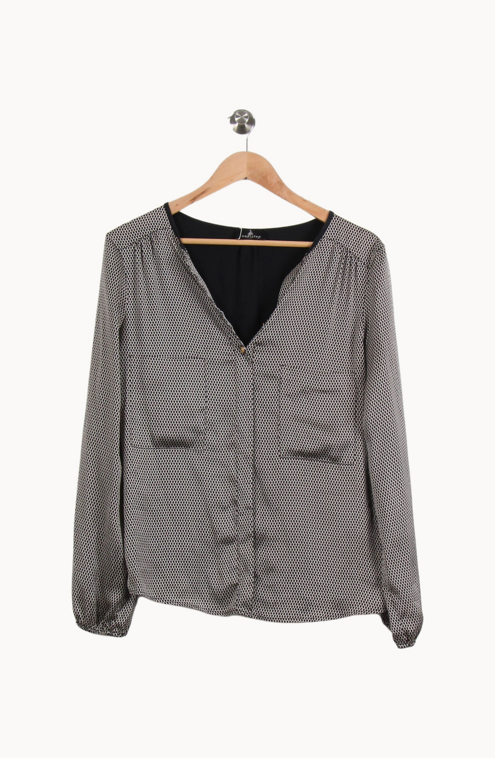 Chemise Noire et Blanche - Taille XL/42 de la marque One Step | PARAD67595 - Vendu par Paradigme - Image 2