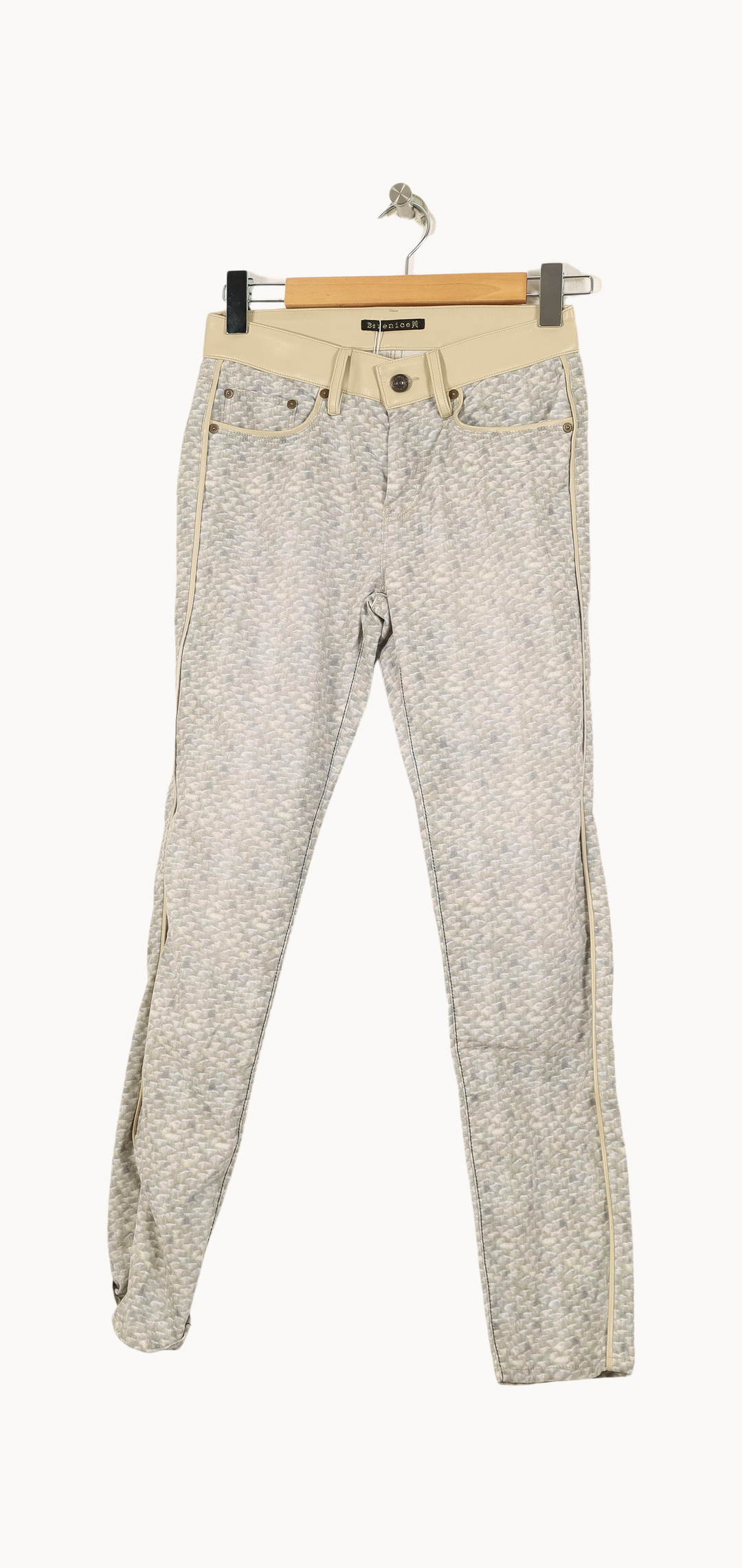 Pantalon Beige et Gris - Taille S/36 de la marque Bérénice | PARAD67565 - Vendu par Paradigme - Image 2