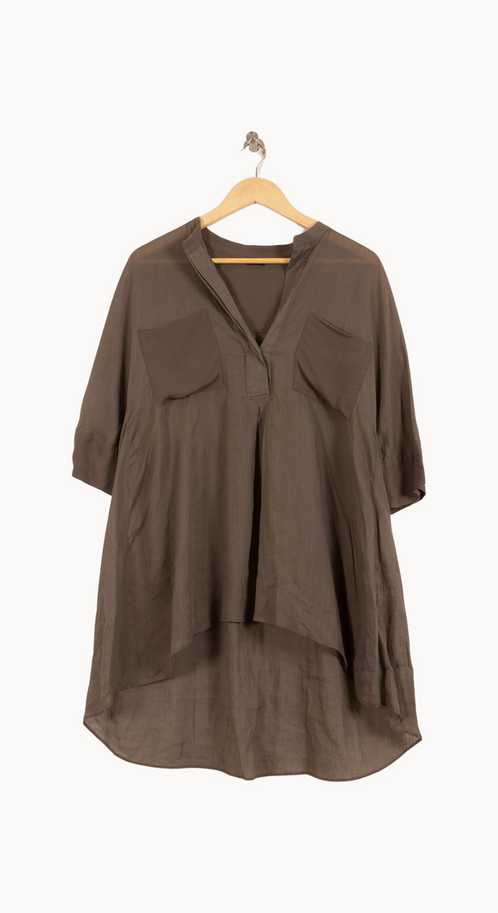 Blouse Grise - Taille S/36 de la marque Joseph | PARAD63825 - Vendu par Paradigme - Image 2