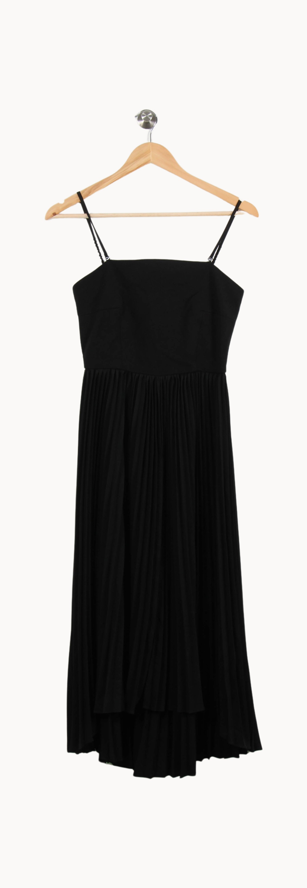 Robe Plissée Noire - Taille S/36 de la marque ZAPA | PARAD52795 - Vendu par Paradigme - Image 2