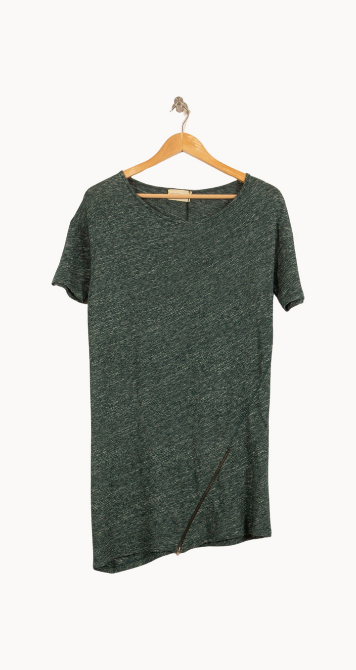 Robe T-shirt Verte - Taille M/38 de la marque American Vintage | PARAD44626 - Vendu par Paradigme - Image 2