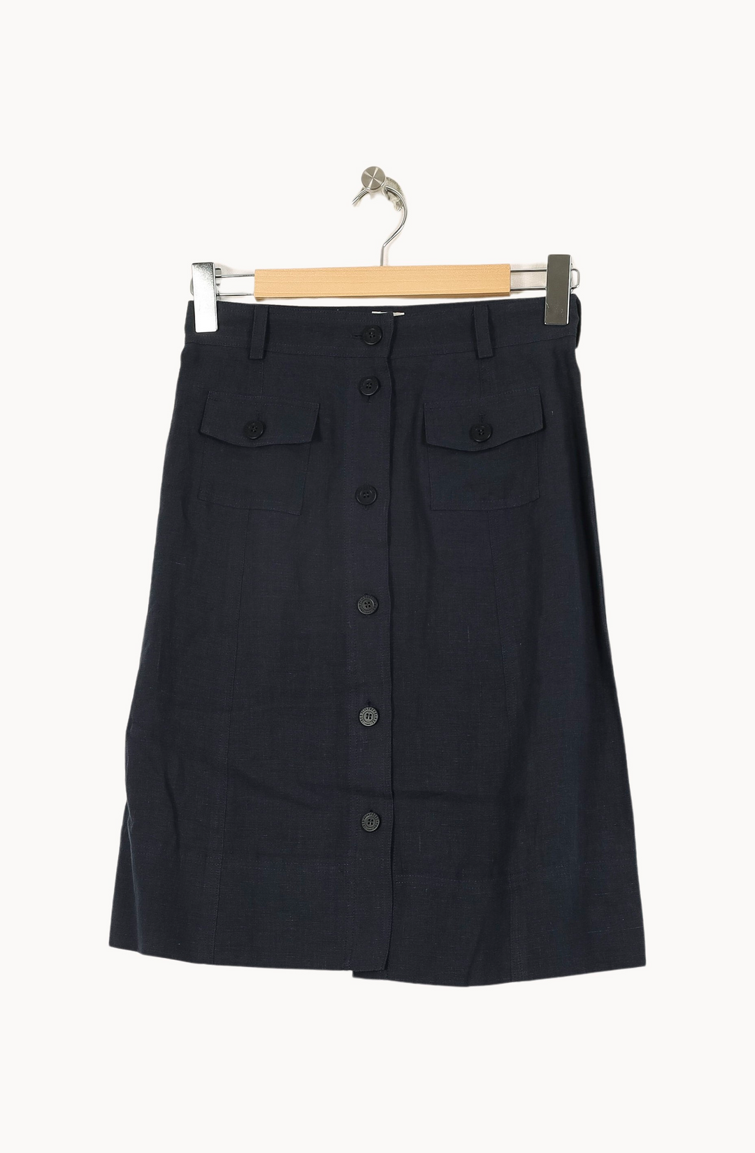 Jupe Courte Bleue - Taille S/36 de la marque Ines de la Fressange Paris | PARAD67929 - Vendu par Paradigme - Image 2