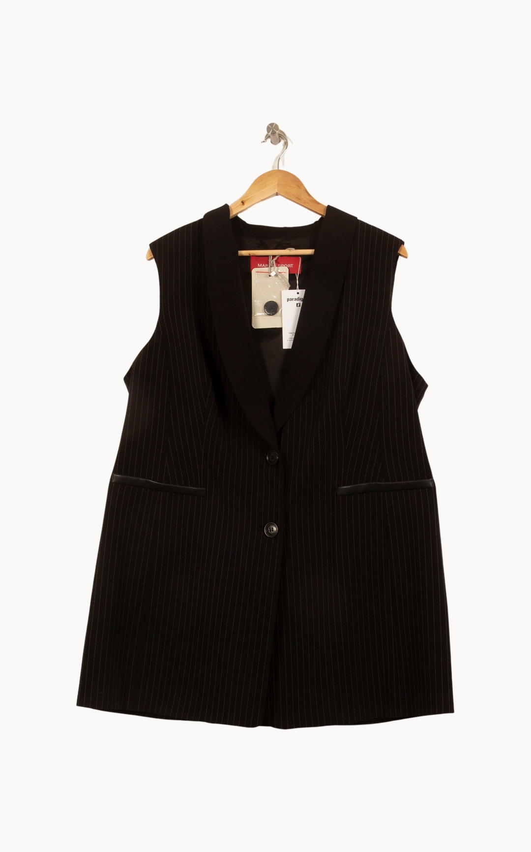 Gilet Noir - Taille XL/42 de la marque Marina Rinaldi | PARAD64948 - Vendu par Paradigme - Image 2