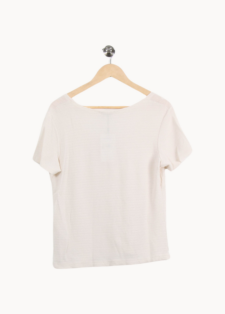 Tee-shirt Blanc - Taille XXXL/46 de la marque Maison 123 | PARAD55469 - Vendu par Paradigme - Image 4
