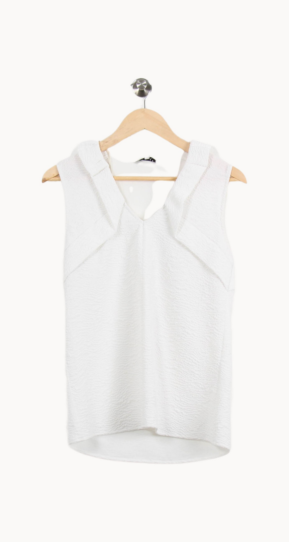 Débardeur Blanc - Taille S/36 de la marque Sandro | PARAD46397 - Vendu par Paradigme - Image 2